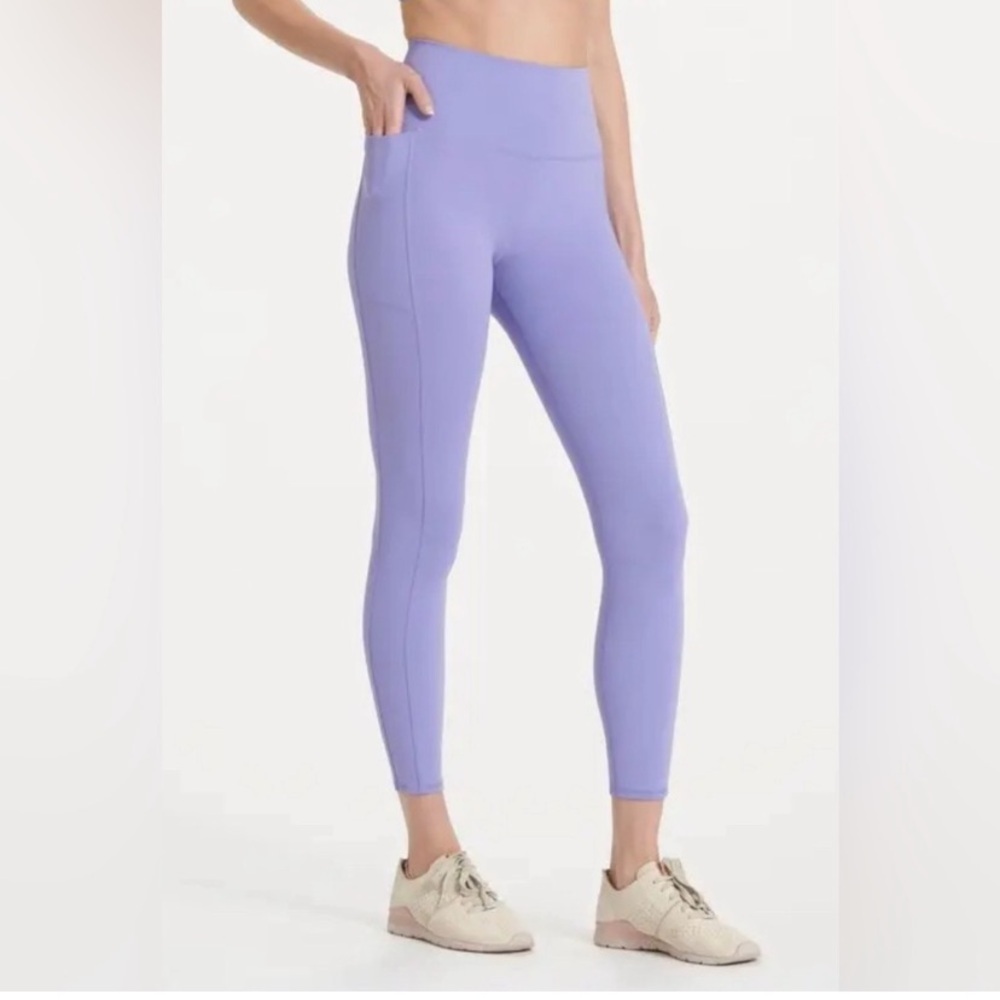 Vuori Studio Pocket Leggings Ultra Violet Yoga Hiking Size Medium